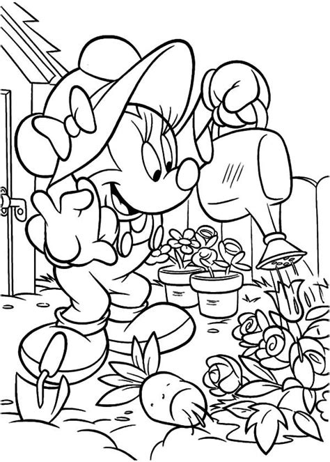 Princess Garden Coloring Page