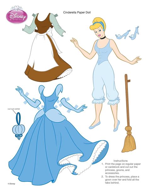 Princess paper doll clothes printable