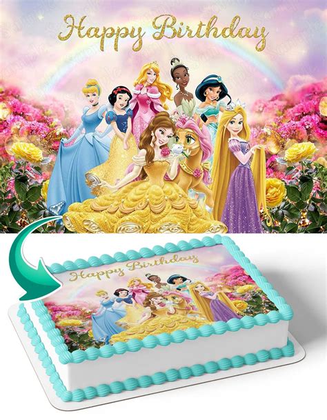 Princess Party Cake Templates