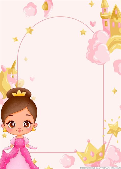 Princess Party Drink Templates