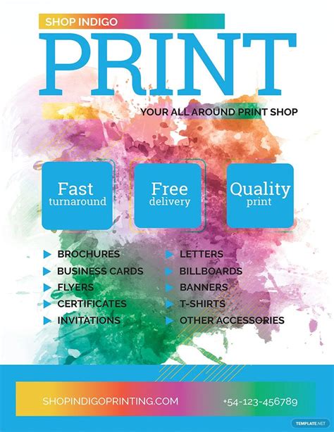 Print ad templates