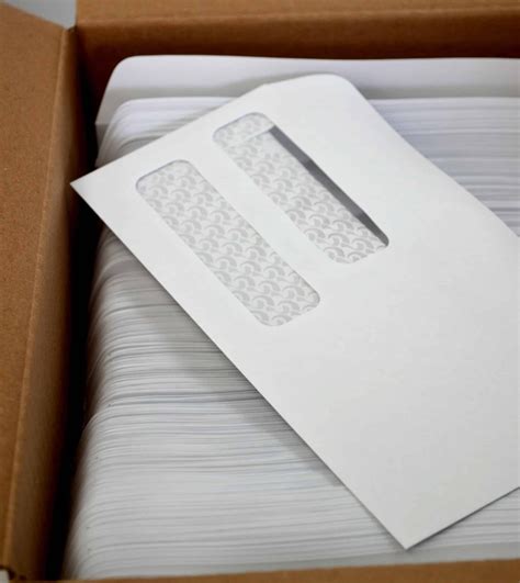 Print Double Window Envelopes