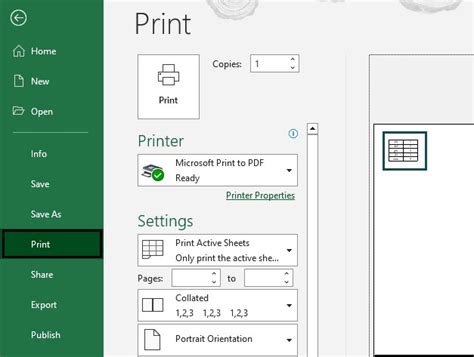 Print Excel Gridlines