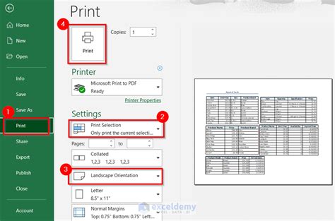 Print Excel sheet on multiple pages