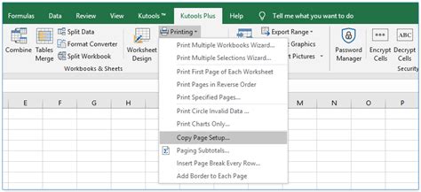 Print Sheets in Landscape Mode