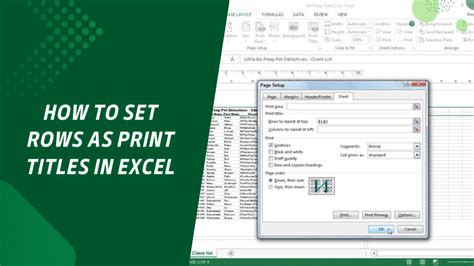 Method 3: Using the Print Titles Feature