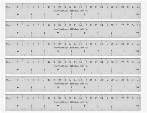 printable 12-inch ruler template