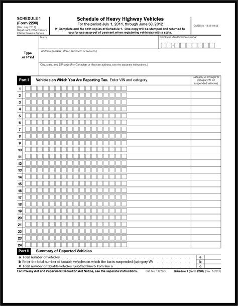 5 Ways to Fill Out a Printable 2290 Form