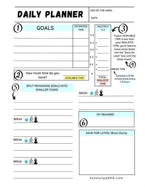 Printable ADHD Planner