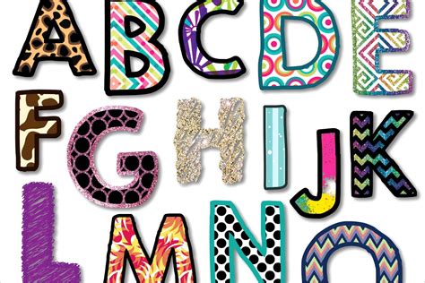 Printable Alphabet Letters on Bulletin Boards