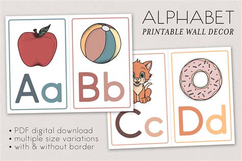 Printable Alphabet Letters Classroom Decor