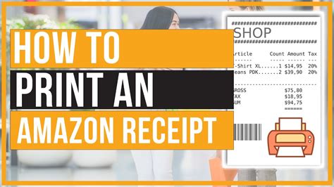 Printable Amazon Receipt