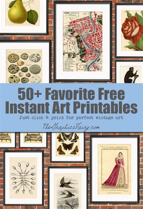 Printable art collecting