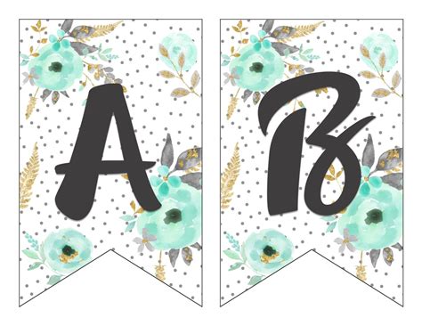 Printable Banner Letters Example 1