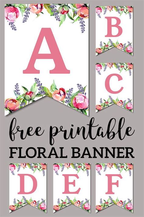 Printable Banner Letters for Events Example 7