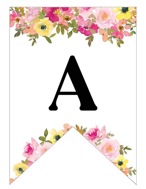 Printable banner letters for special occasions