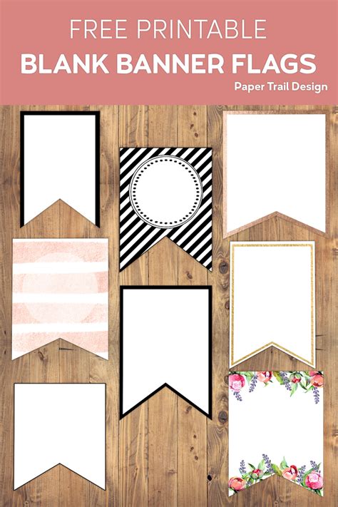 Printable banner template