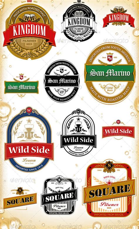 Printable Beer Label Templates