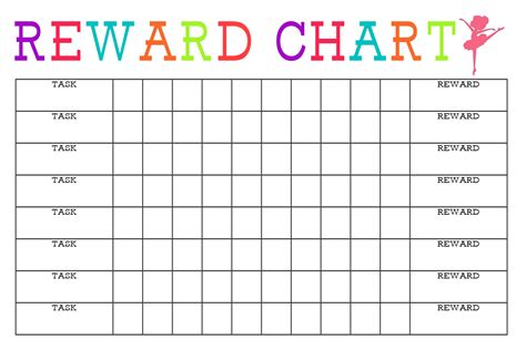 Printable Behavior Charts for Kids Example 5