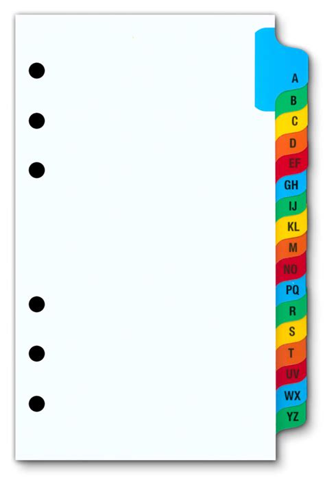 Printable Binder Tabs 6