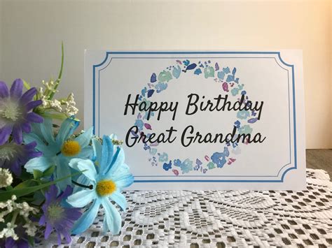 Handmade Birthday Card for Grandma