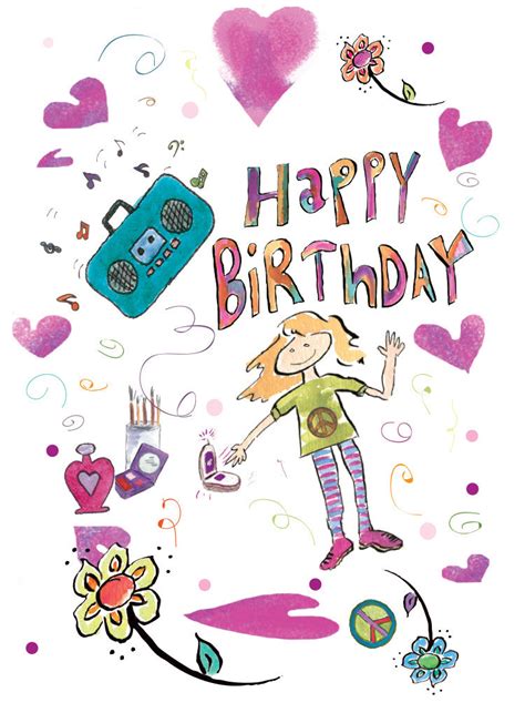 Printable Birthday Cards for Teenagers