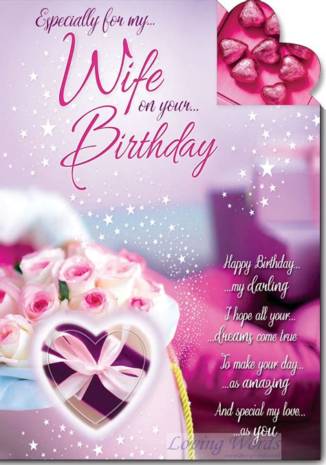 Printable Birthday Cards for Wife Templates