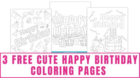 Printable Birthday Images Free