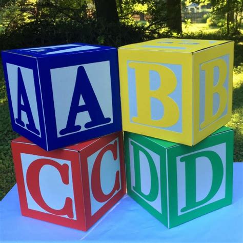 Printable Block Letters for Party Decorations