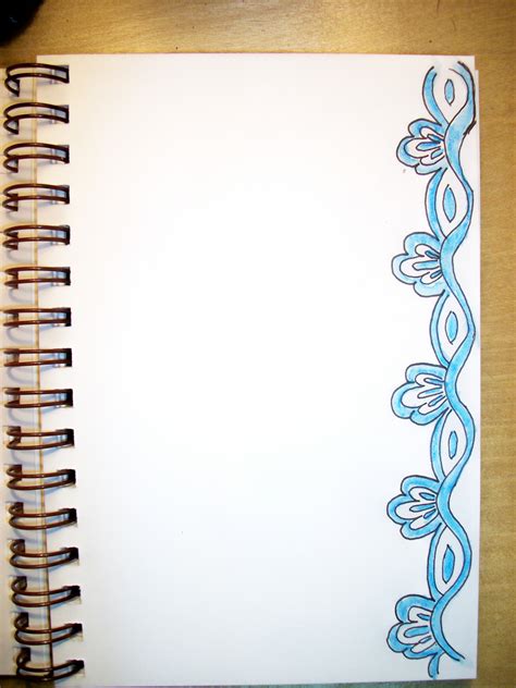 Printable borders for journals and planners