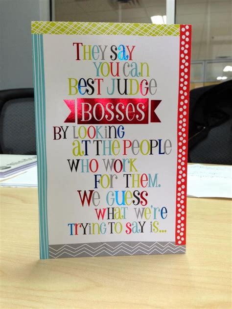 Printable Boss's Day Cards Ideas