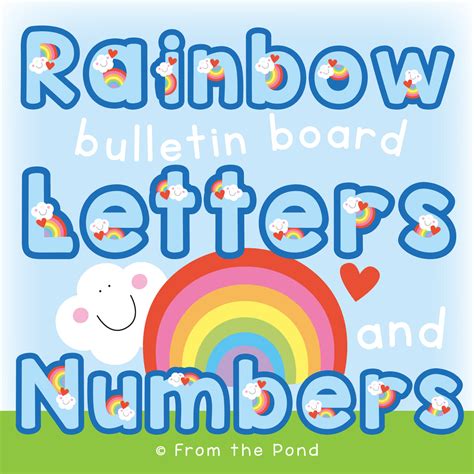 Printable Bulletin Board Letters Numbers