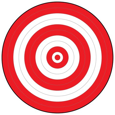 Printable Bullseye Targets