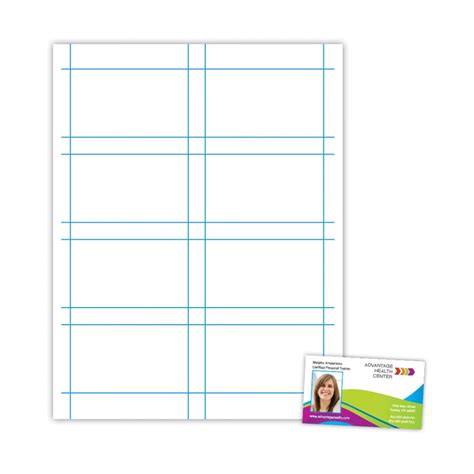 Printable Business Card Paper Example 1