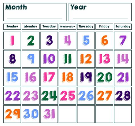 Free Cute Printable Calendar For Personalized Planning