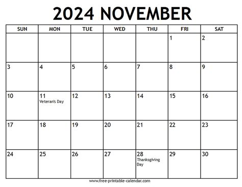 Printable Calendar Holidays Download