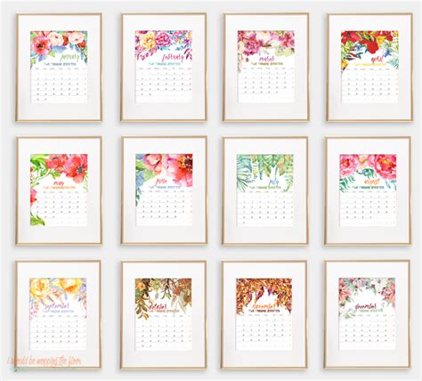 Printable Calendars Gallery