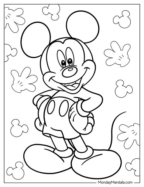 Printable cartoon coloring pages