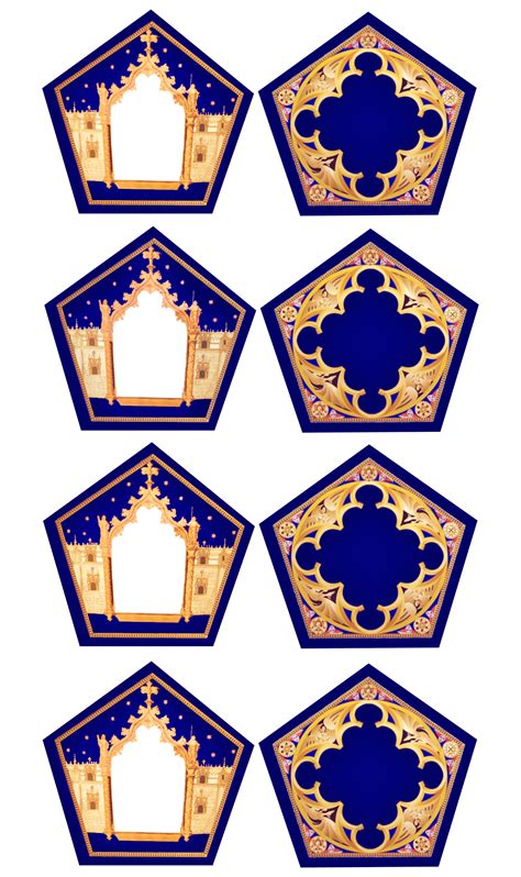 Printable Chocolate Frog Cards Template