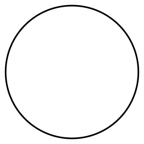 Printable Circle Template For Educational Projects