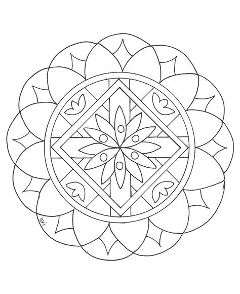 Mandala Coloring Page