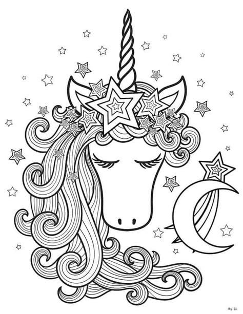 Unicorn Coloring Page