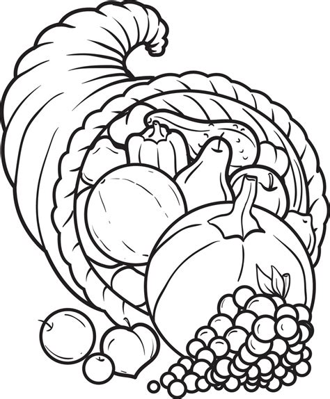 Printable Cornucopia