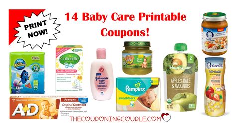 Printable Coupons for Baby Items