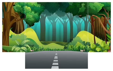 Printable Diorama Backgrounds for Kids