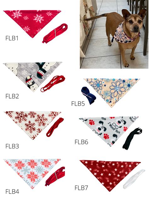 Printable Dog Bandana Patterns Square