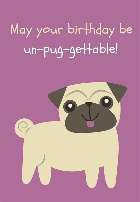 Printable dog birthday cards