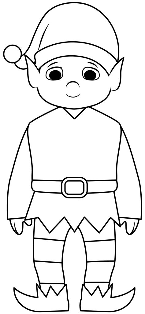 Printable Elf Template