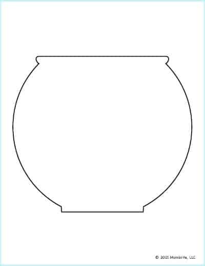 Printable Fish Bowl Template 4