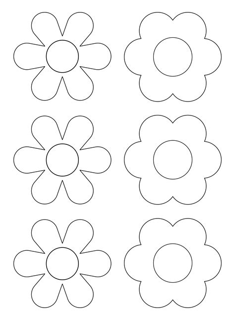 Printable flower templates